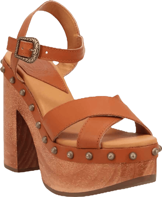 Women's Lotus Wooden Sandal