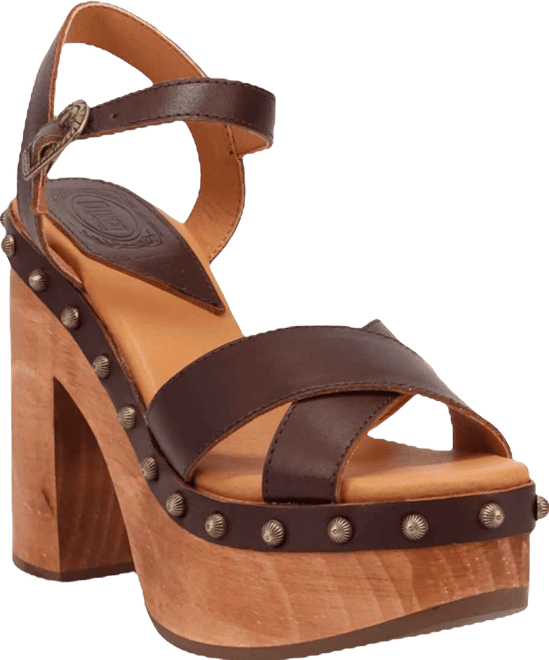 Women's Lotus Wooden Sandal