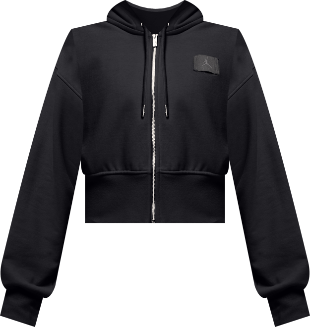 Jordan Flight Fleece Women's Cropped Satin-Lined Hoodie