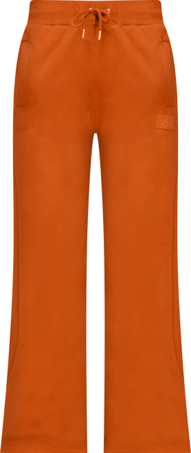 Jordan Flight Fleece Pants de French Terry con dobladillo abierto para mujer