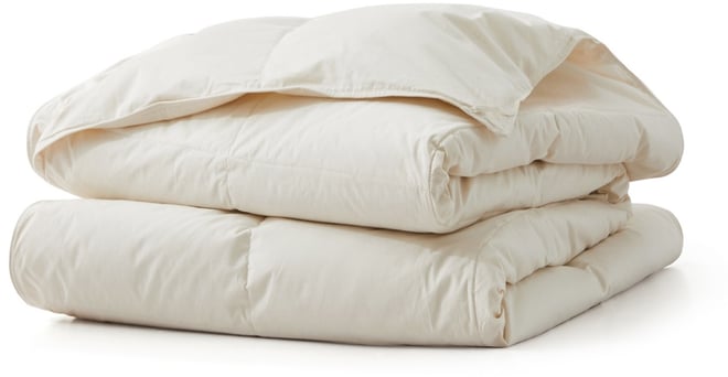 Lightweight Cotton Goose Down Fiber Comforter, King