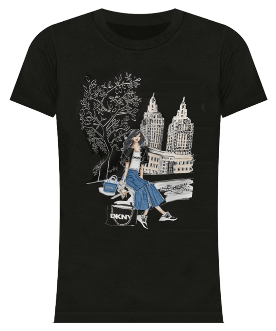 Women's Bow Bridge Conversational Crewneck Tee