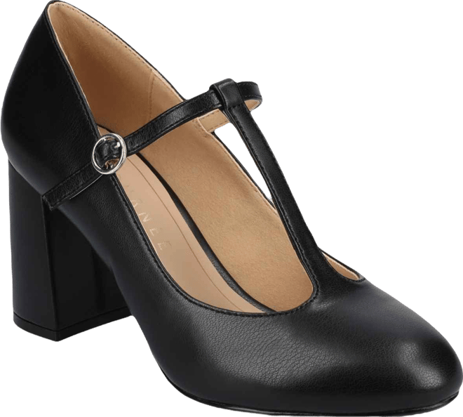 Women's Talani T-strap Almond Toe Dress Pumps