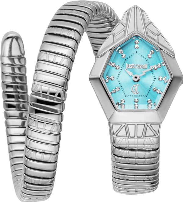 Women's Silver Stainless Steel Bracelet Watch, 23mm