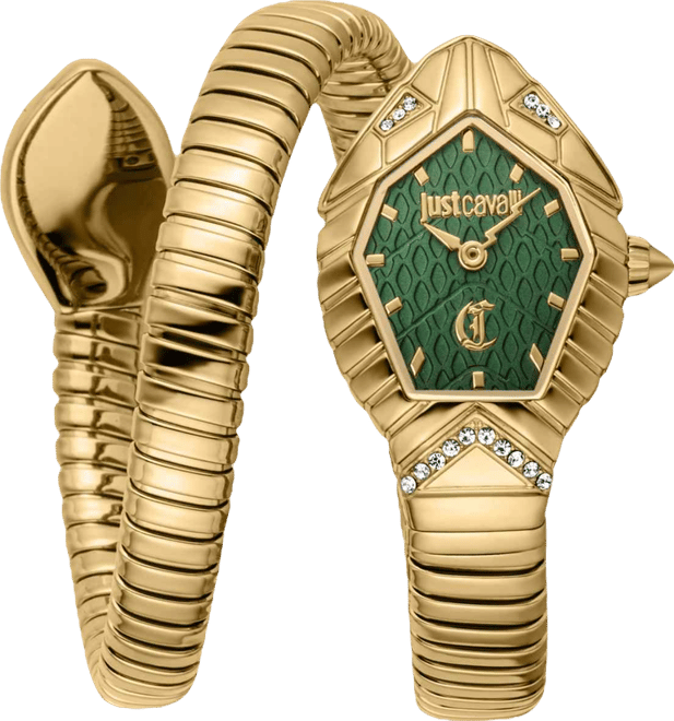 Women's Gold Stainless Steel Bracelet Watch, 34mm