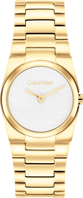 Women's Ck Unite Gold Tone Stainless Steel Bracelet Watch 26mm