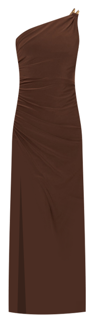 Women's One-Shoulder Slim Column Gown