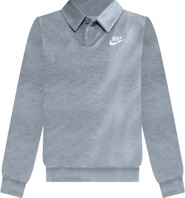 Nike Sportswear Club Big Kids' Knit Long-Sleeve Polo