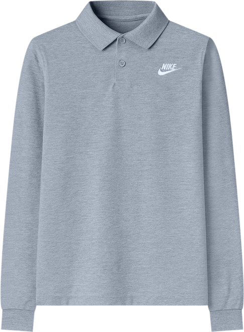 Nike Sportswear Club Big Kids' Knit Long-Sleeve Polo