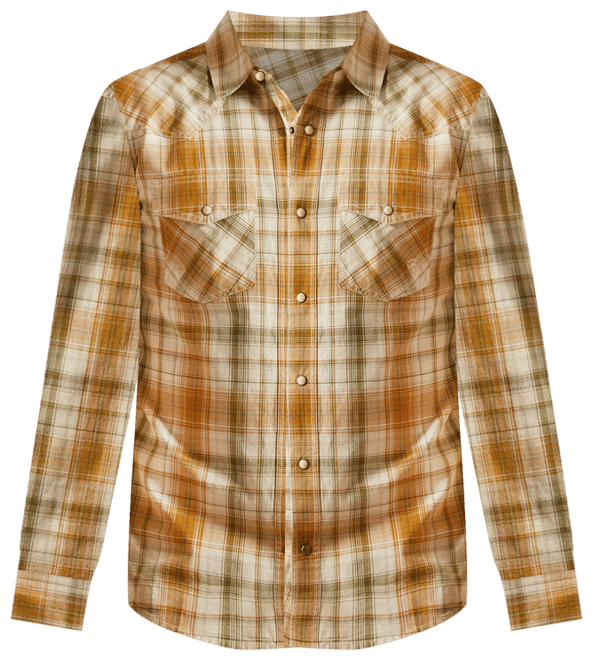 Men's Halston Retro Fit Western Shirt Long Sleeve