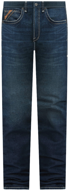 Men's M5 Straight Stretch Remming Stackable Leg Jeans