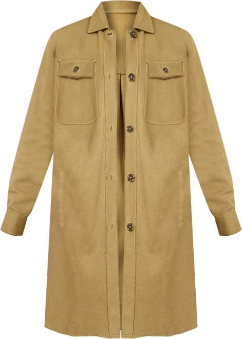 Women's Vagabond Long Shirt Duster Long Sleeve