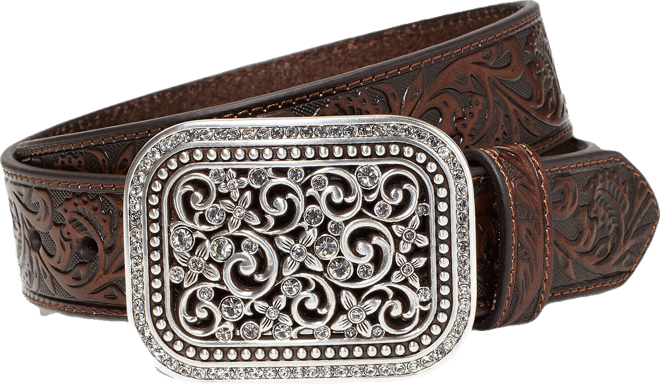 Women's Rhinestone Filigree Belt