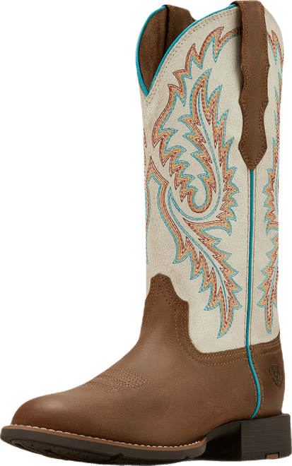 Women's Round Up W Toe Western Boots