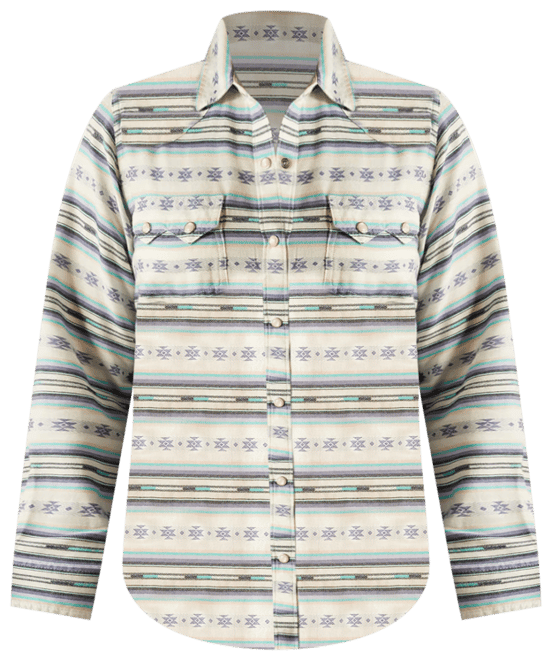 Women's Seaside Western Shirt Long Sleeve