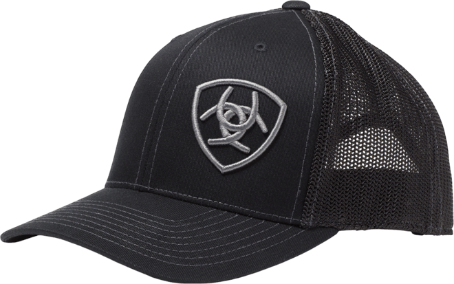 Men's Logo Snapback Cap in Black by Ariat