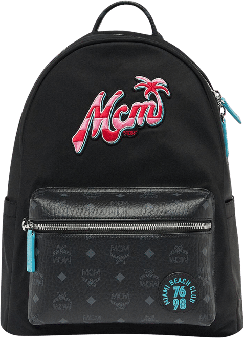 Shop MCM MCM X SNIPES Medium Stark Backpack MMKFSVE11BK001 black