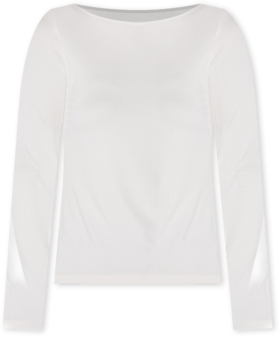 Women's Boat-Neck Long-Sleeve Knit Top