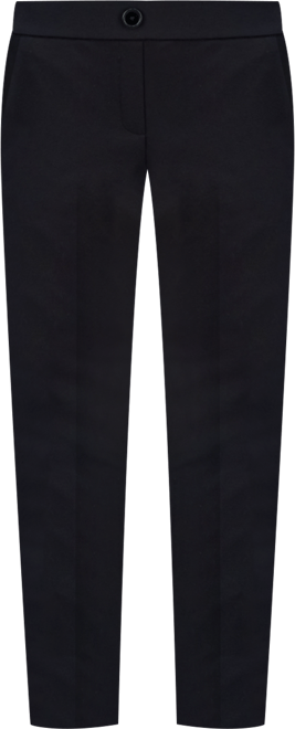 Ak Anne Klein Petite Mid-Rise Straight-Leg Pants