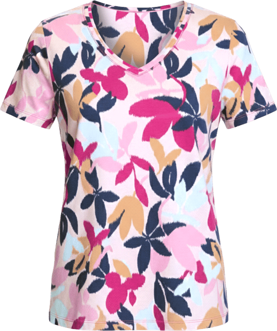 Women's Leaf Print T-Shirt