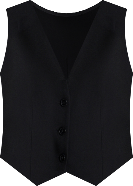 Women's Luxe Twill Three Button Vest