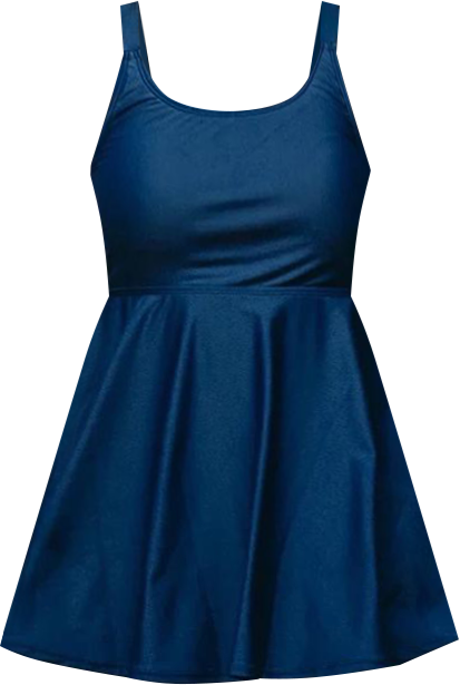 Women's Amber Flared Tankini Swim Top With Adjustable Straps and Removable Cups