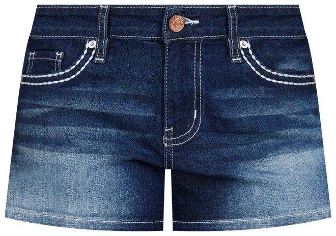 YMI Juniors Stitch Denim Shorts