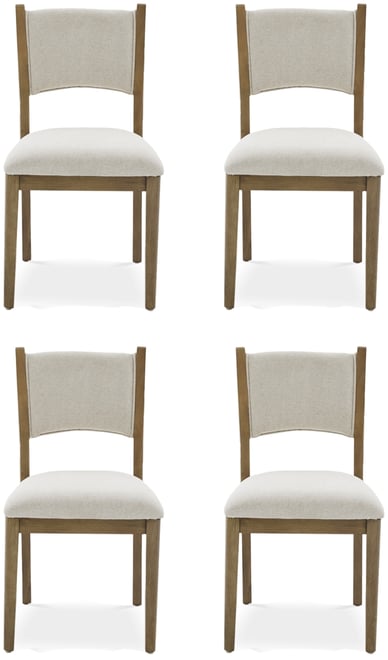 Nordic 4-Pc Upholstered Dining Chair Set