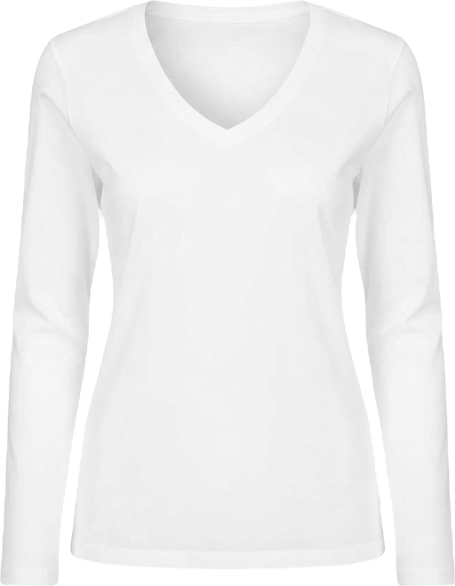 Women's Supima Cotton Long Sleeve V-Neck T-Shirt