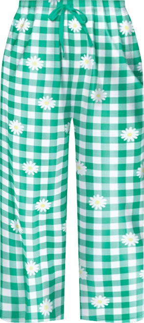 Women's Woven Sleep Capri Pant