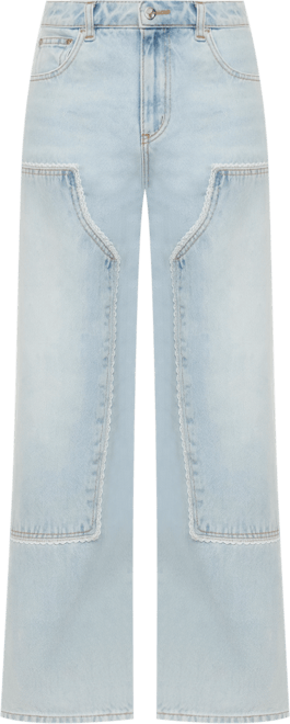 Womens Teela Lacey Low Rise Carpenter Jeans