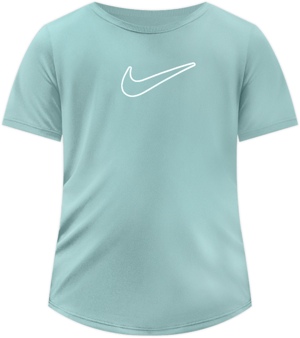 Nike One Fitted Older Kids' (Girls') Dri-FIT Short-Sleeve Top
