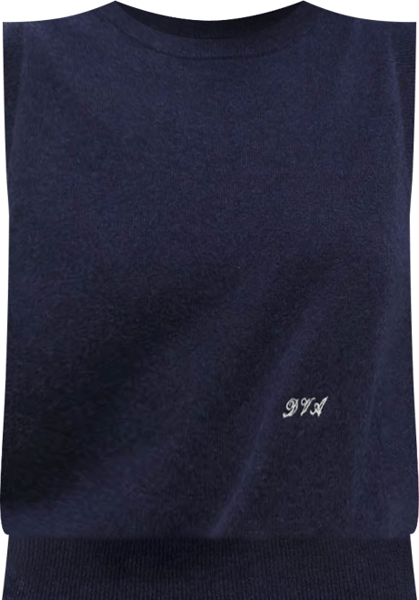 Navy Cashmere Shell