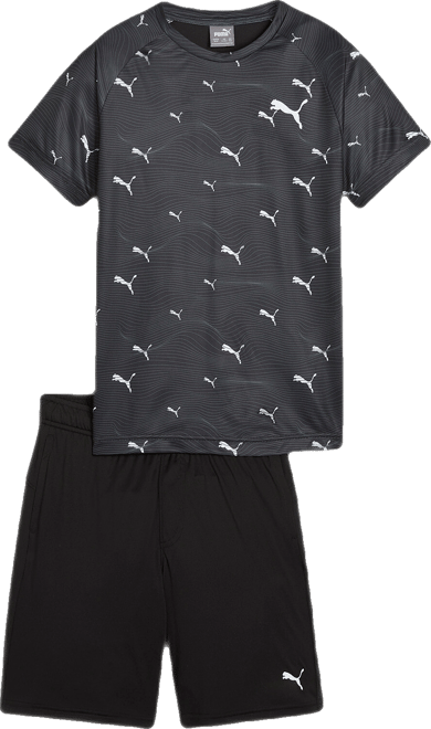 PUMA Matching Sets Big 2-Piece T-Shirt & Shorts Set, Kids