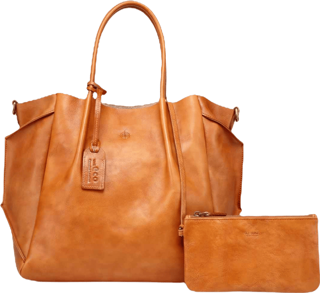 Women's Genuine Leather Sprout Land Tote Bag