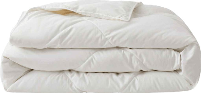 Ultra Soft Lightweight Goose Down Feather Fiber Comforter, Full/Queen