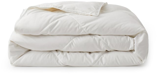 Ultra Soft Lightweight Goose Down Feather Fiber Comforter, California King