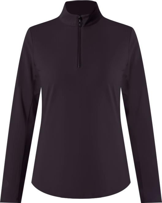 Women's Long Sleeve Miock Neck Top Caribbean Turq. XLarge