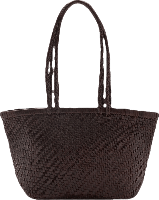 Women's Braided Leather Shoulder Bag