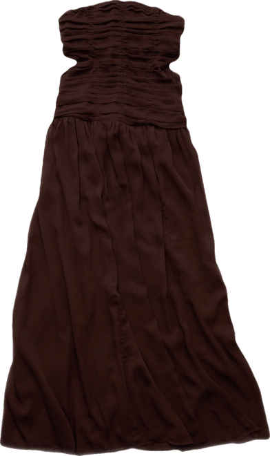 AE Strapless Cut-Out Maxi Dress