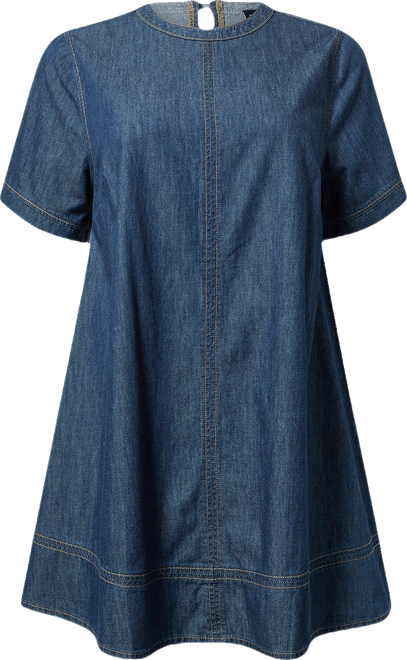 blue jean t shirt dress Women’s Denim Popover Shirtdress – Billy T Denim / XS