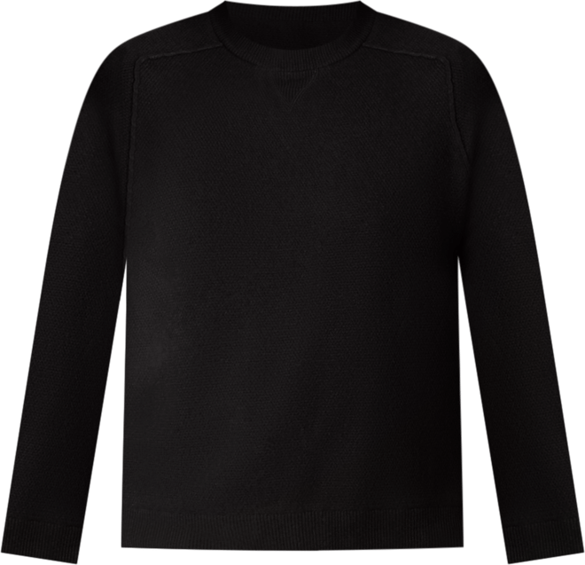 Men's Itch-Free Merino Wool Crewneck Sweater with Soft Inner Lining