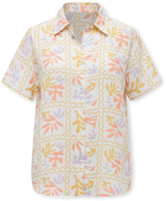 Women's Matisse Button Down Patchwork Floral Print Shirt