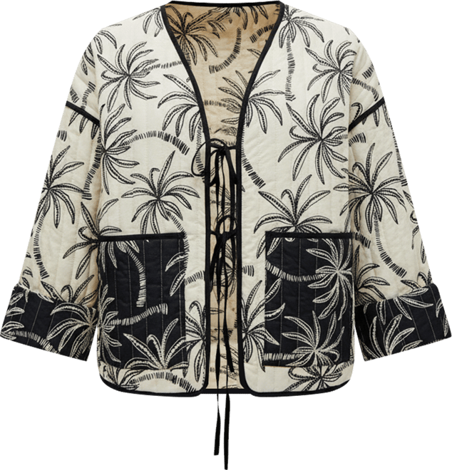 Women's Felicity Palm Print Reversible Jacket