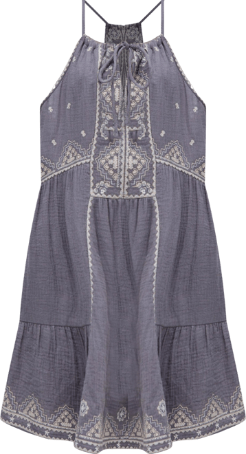 Women's Jen Tiered All Over Embroidered Mini Dress