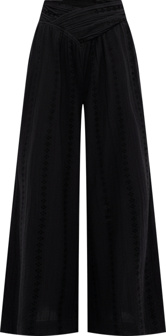 Women's Farrah Wide Leg Jacquard Trouser