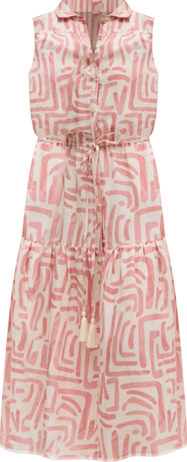 Women's Holly Tiered Warhol Print Maxi Dress