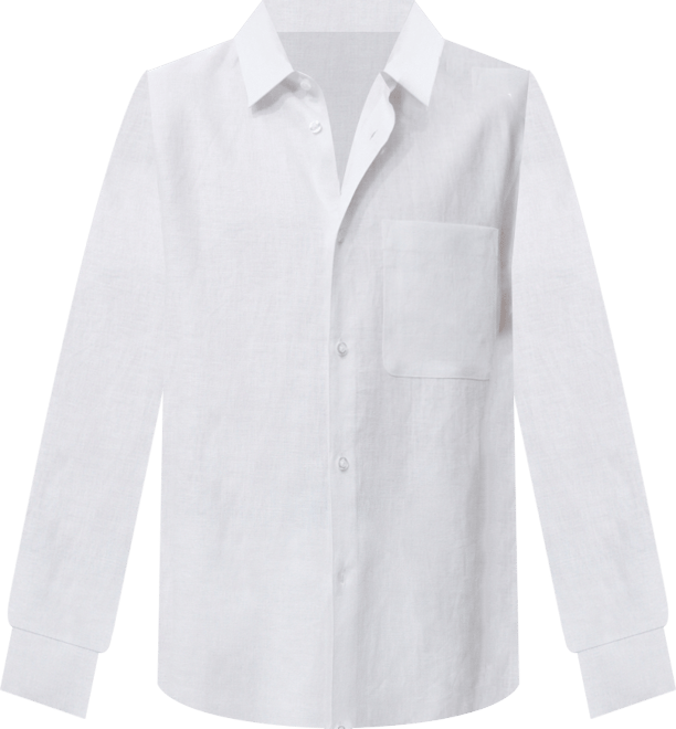 Men's Linen Pocket Shirt