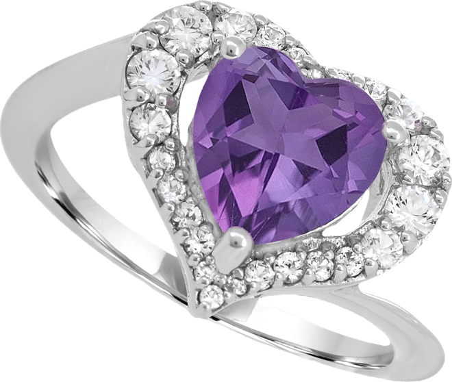 Women's Heart Ring in Sterling Silver