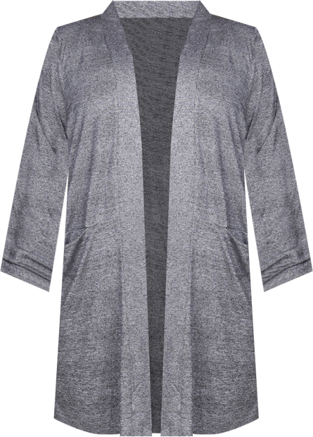 Plus Size Long Sleeve Knit Cardigan Sweater